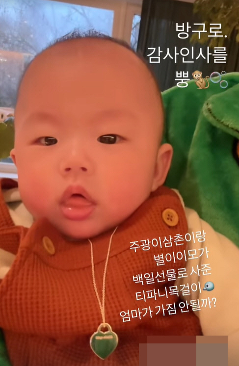 '치과의사♥' 전혜빈, 子 명품 목걸이 눈독 "엄마가 가지면 안 될까?"