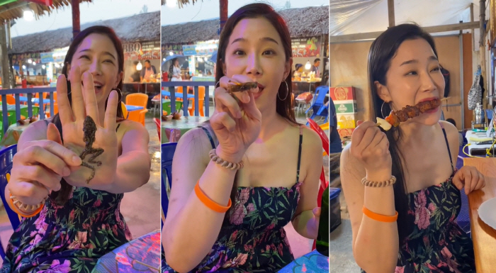 김하영 "개구리 보다 메뚜기 맛나"..'썸남' 유민상도 놀랄 '서프라이즈…