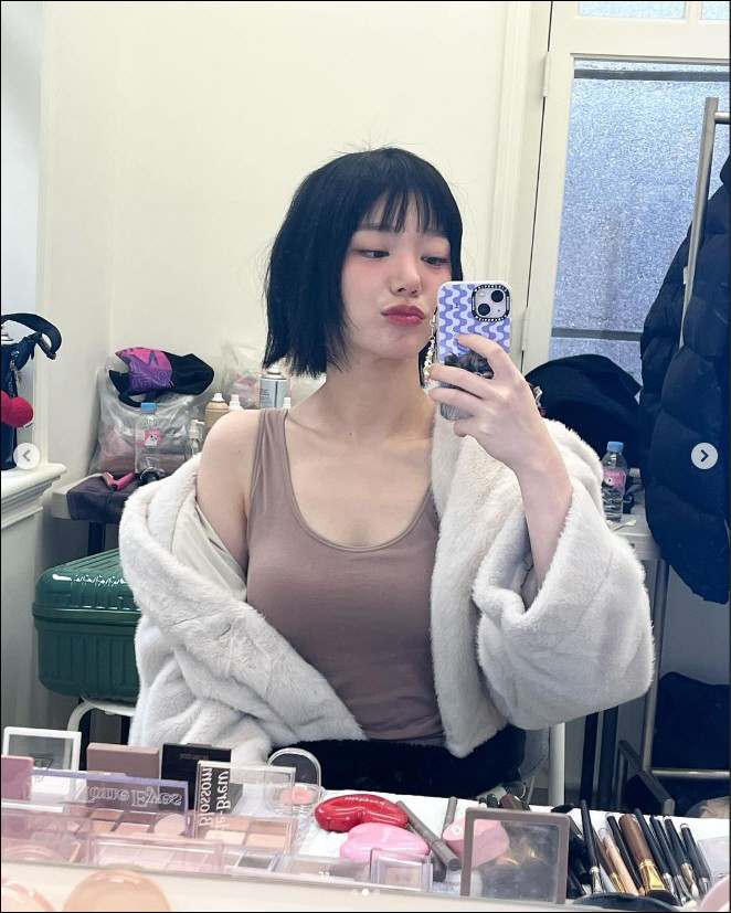 '견미리 딸' 이유비, 글래머 몸매에 단발머리까지…목선 섹시미 넘치네