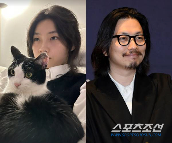 정호연♥이동휘 8년 애정 이상無..반려묘 품에 안고 누워