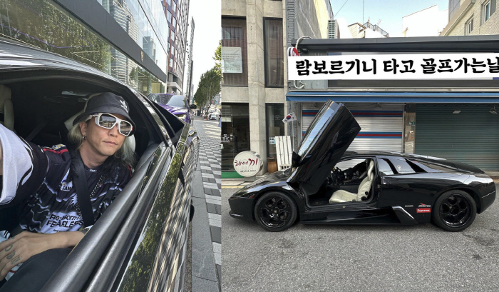 '박애리♥' 팝핀현준, 5억대 슈퍼카 타는 일상..."오늘은 골프데이"
