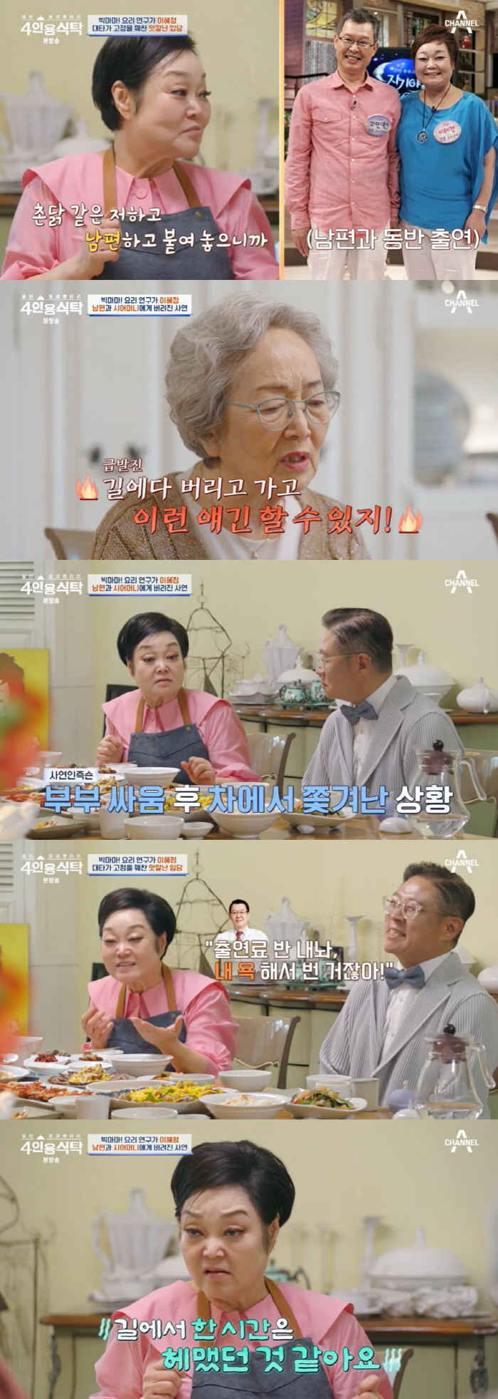 이혜정 "남편·시모, 날 길에 버리고 가…방송서 두 사람 욕해서 떴다" …