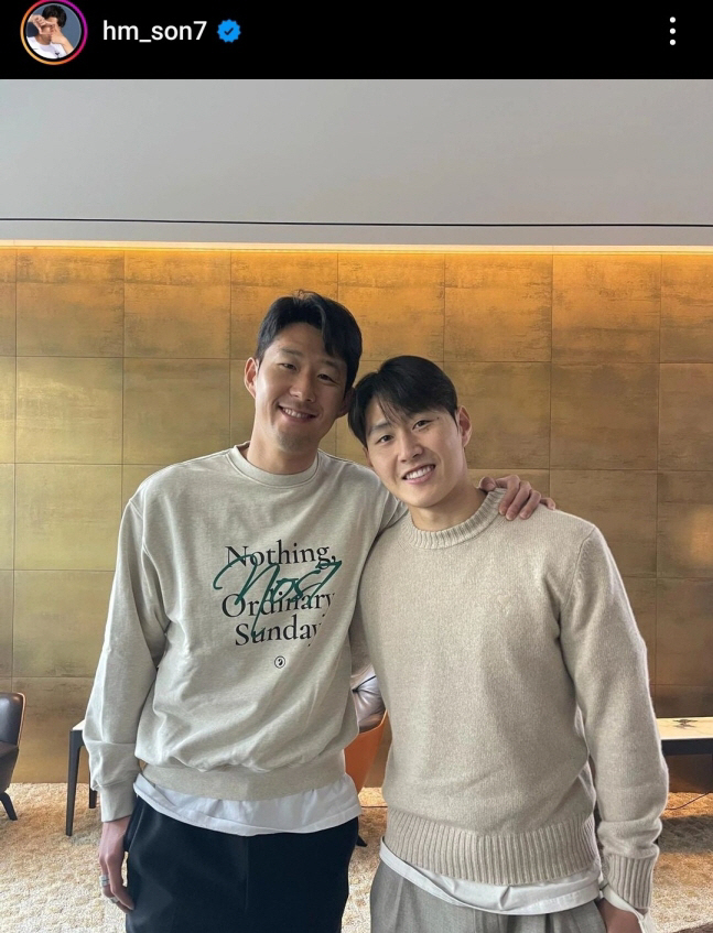 일본도 애정하는 SON의 인품 "그릇이 다르다, 이강인과 화해의 투샷"