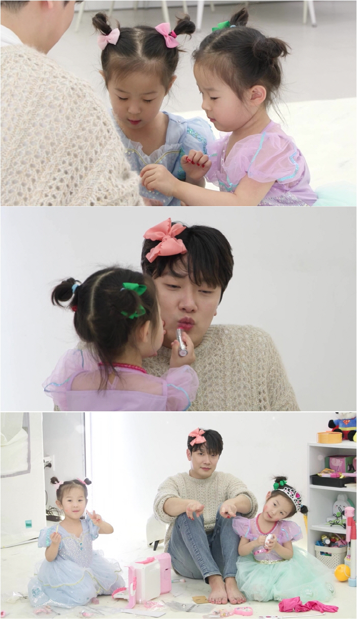 '이혼' 최민환, 율희 없어도 맞춤형 육아…쌍둥이 애교에 사르르 ('슈돌…
