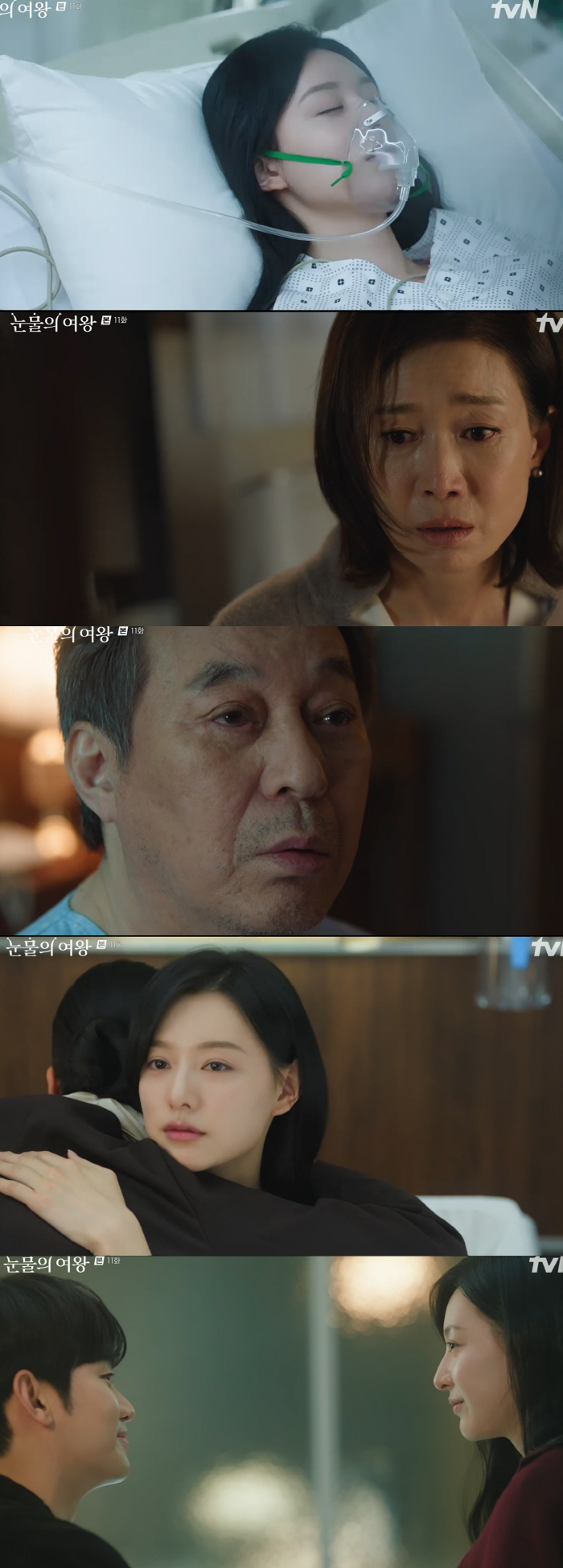 "해인아!" 김수현, '인지능력 상실' 김지원 구했다! 박성훈 따라가 '…
