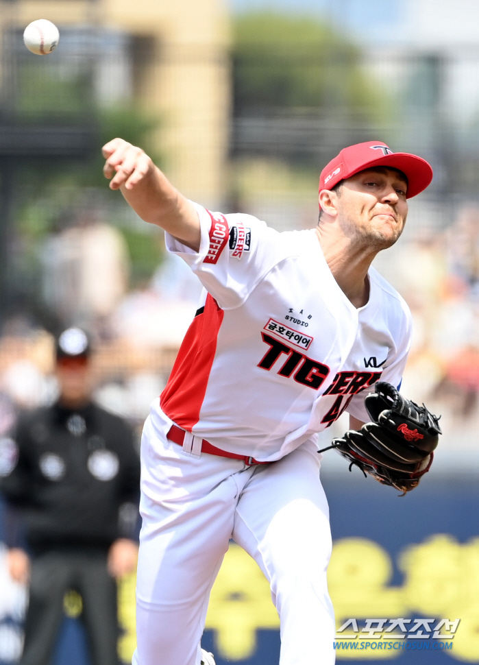 9연승 타선, 역시 쉽지 않네...KIA 네일 KBO 데뷔 후 최다 실점…
