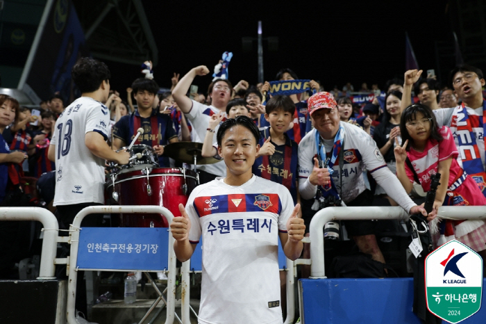 '수원의 왕'이승우 떠난다...인천전 피날레골→원정석앞 '전북행' 확성기…