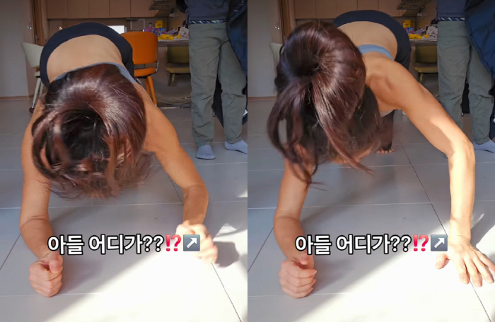 이지현 무서운 무쇠팔뚝에 금쪽 아들 사춘기 없어질 듯..“아들 어디 가”…