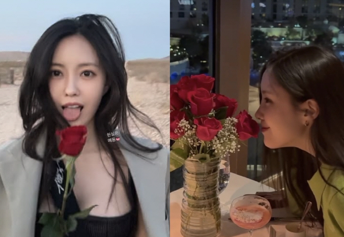 '4월 결혼' 효민, 美 라스베가스서 '장미꽃다발에 드레스'...초호화 …
