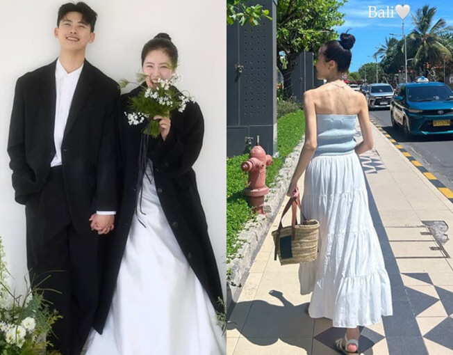 '혼전임신' 10기 현숙, 2세 품고 떠난 신혼여행..행복한 예비 엄마