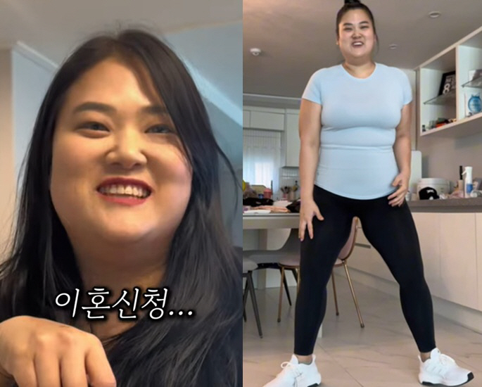 '60kg 감량' 미나 시누이, 이혼하고 더 독해졌네..반쪽 된 몸매