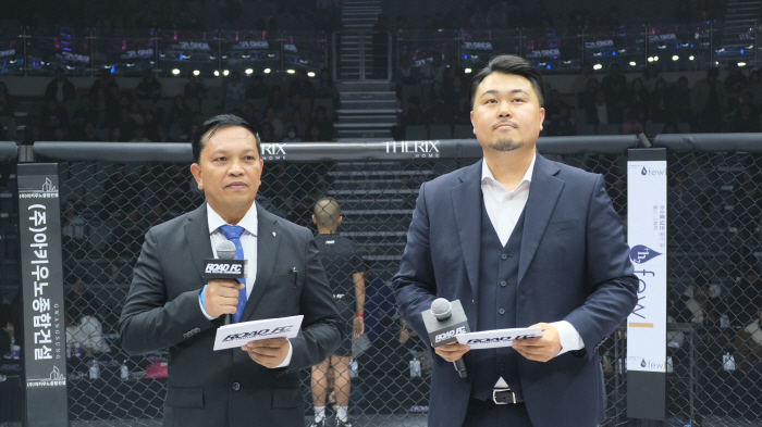 로드FC 필리핀 알버트 페로 대표와 서덕호 대표, 굽네 ROAD FC 0…