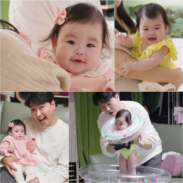 박수홍 딸 재이, 생애 첫 수영복 자태..오동통한 '인간 비타민' ('슈…