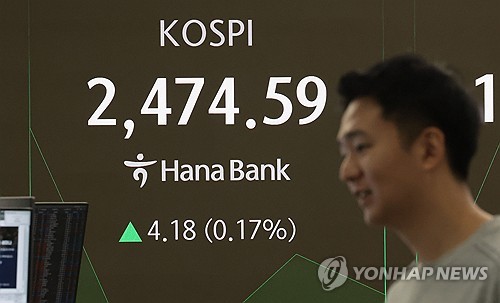 코스피 2,470대 상승 출발…코스닥 강보합