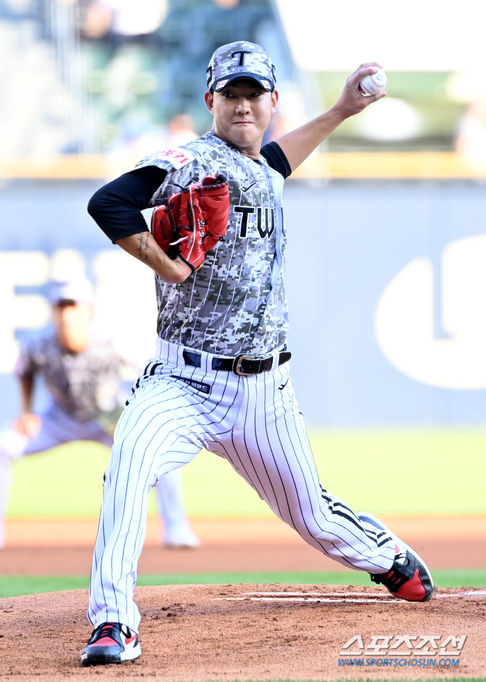 'It's Lucky LG'3.2 innings → 4 innings → 5.1 innings' It's an alternative starter, ERA 2.08.190cm left-handed twin towers in operation 