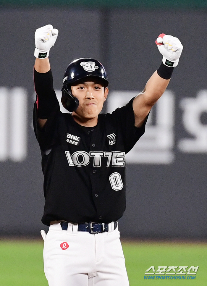 Sungbin, who led Lotte to its fourth consecutive win, has the same name and positive personality as the '0-00' back number