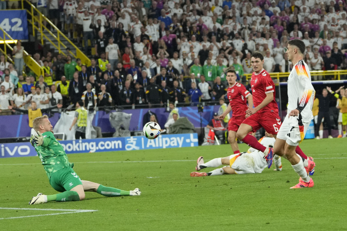 '1cm offside OK. Handball PK no way!' Denmark's controversial elimination from the round of 16. the host country's controversy over the mistrial. 英 Legend 'Handball PK? Poor defenders.'