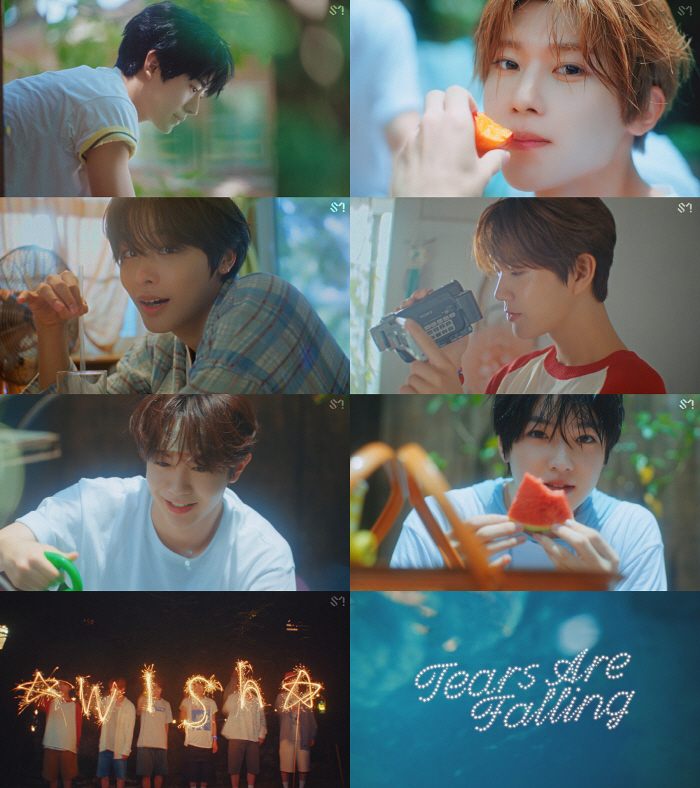 Healing and refreshing..NCT WISH Summer Movie 'Tears Afolling' Revealed