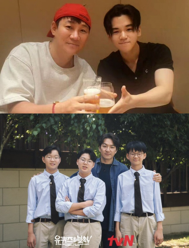  Yoon Hoo, who was eating Chapaguri, grew up like beer, and his grandkids grew up like this