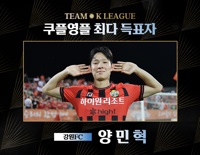 'Glory to deal with Son Heung-min'High School Winger'Yang Min-hyuk is selected as the top prospect in K League 1'Couple Young People'