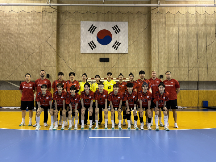 'The only ball game to go to Paris'女 handball team begins the second round of domestic off-season training at Jincheon National Training Center