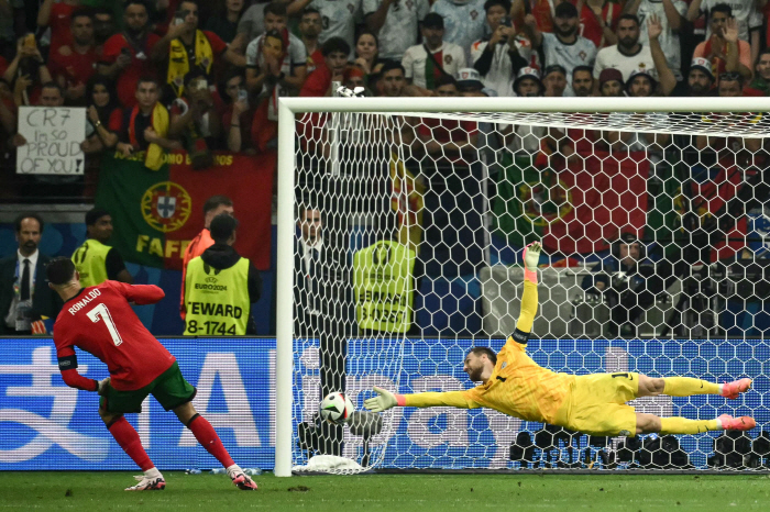 At that moment! Ronaldo was also a WALKLE. 英 media '3 tears Ronaldo has the lowest penalty shootout heart rate'