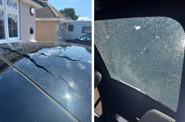 Parked Benz Sunroof Without Reason 'Bang'Doesn't Accept Manufacturing Defects 'Bang'