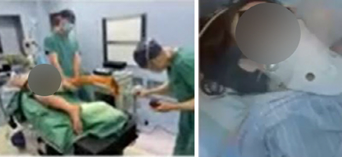 中, female patient's naked photo leaked 'Shock'Personal resentment?