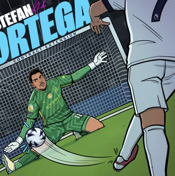 'Blocking Son Heung-min's shot and turning the tables on his life'GK Ortega, now I'm saying goodbye to Manchester City No. 1! Ederson