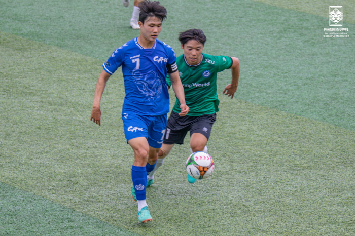  Hannam University, which aims to win 3 consecutive championships, grabs Daekyung University 6-0 and '2 consecutive wins  confirmed advance to the round of 16'