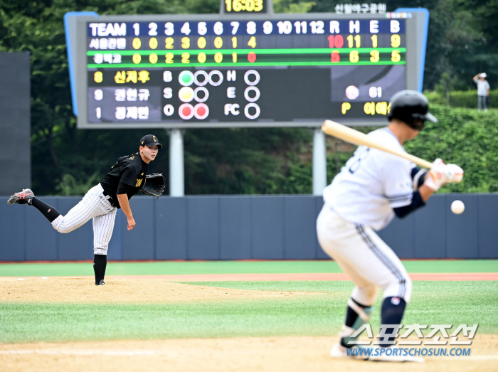 Defending champion won! Lee Ye-sung's 6 innings of 8K good pitching by Seoul Convention High School in Gyeongbuk Province, who defended his victory (Cheongryonggi Video)