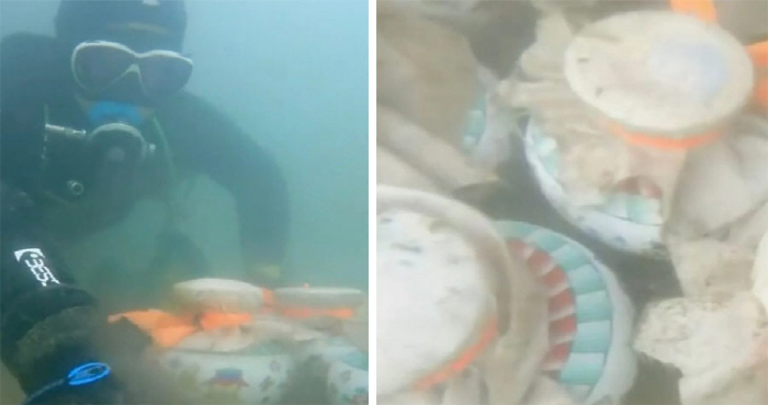 Diver Finds urn Under the Sea, Move Deep 'Chaos'