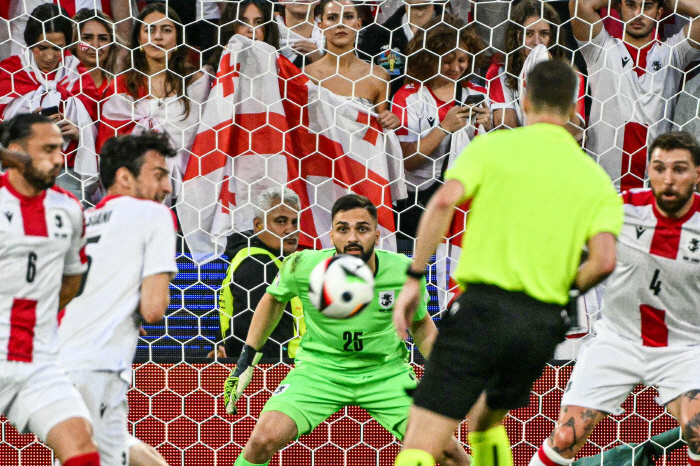 GK was at the heart of the Georgia gusts...Marmardashvili's record for all-time saves in Euros