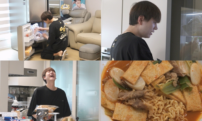 KYUHYUN, is your diet over? Rabokki soup with 6 refrigerators per person ('Nahonsan')