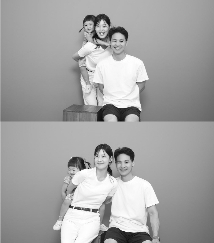 Han Ji-hye's birthday with a big family..♥ Prosecutor husband  daughter and family photo