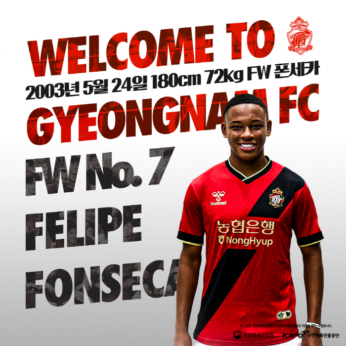  South Gyeongsang Province Recruiting Brazil's Promising Wing Forward Philippe Fonseca