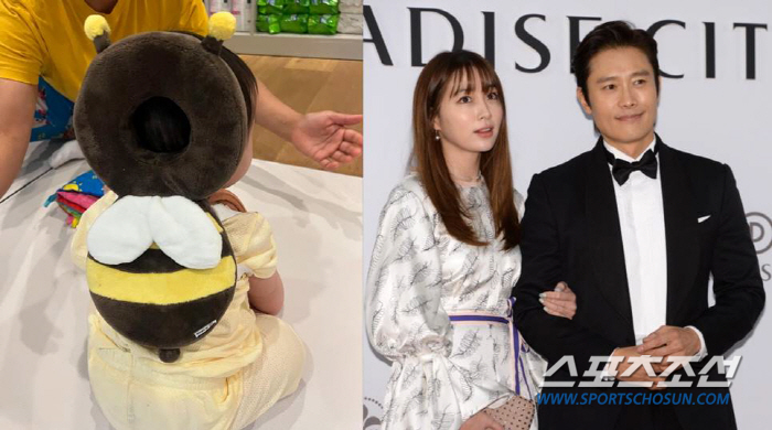  'Nice Buddy' is cute even if you just show your back..Lee Byung-hun ♥ Lee Min-jung's daughter revealed