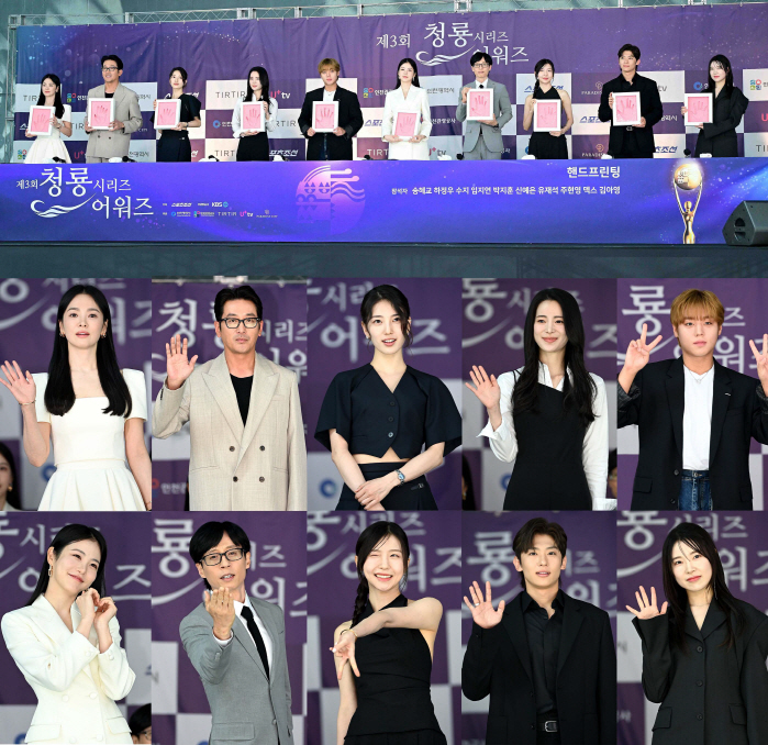 Song Hye-kyo and Su-ji friendship → Ha Jung-woo new 'Save in my heart'Blue Dragon Series Awards handprinting site