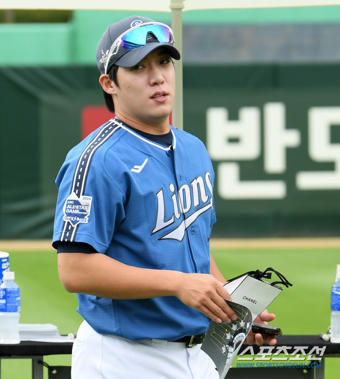 Won Tae-in completes blue blood transfusion, first All-Star Game Mound 'Overcoming the crisis on first and second bases without losing a point in 1 inning'