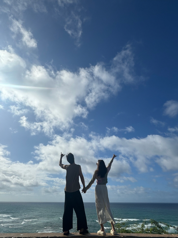  Moon Ji-in ♥ Kim Gi-ri's Hawaii honeymoon, revealed for the first time on YouTube