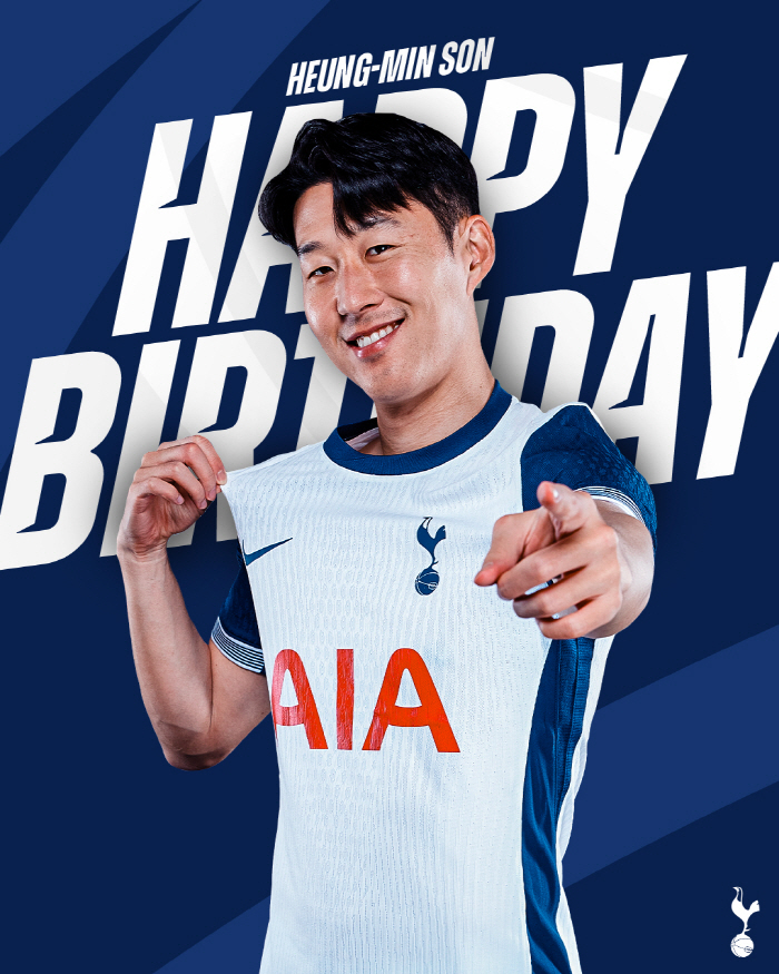 'Happy birthday.' SON!''The Birth of a Legend'...Tottenham also reveals 'special event video' for Son Heung-min who returned