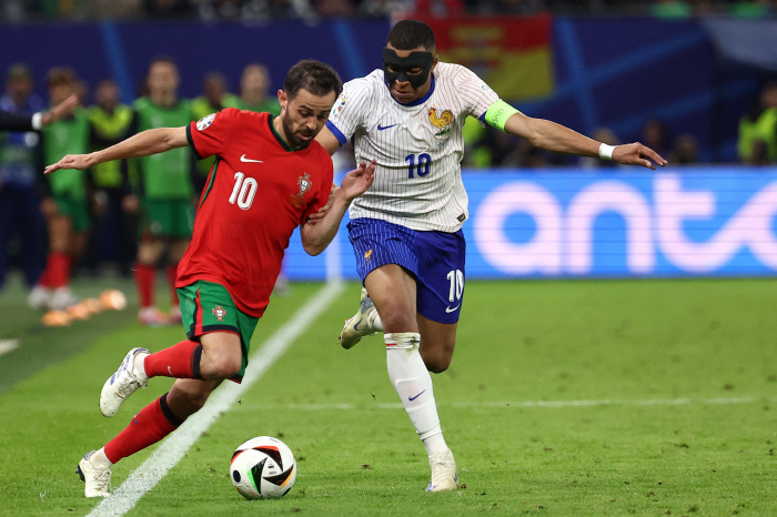 'He's a speed maniac! 'Mbappe' Even With Mask, Euro 2024 Rips Top Speed36.5kmh record against Portugal in the quarterfinals