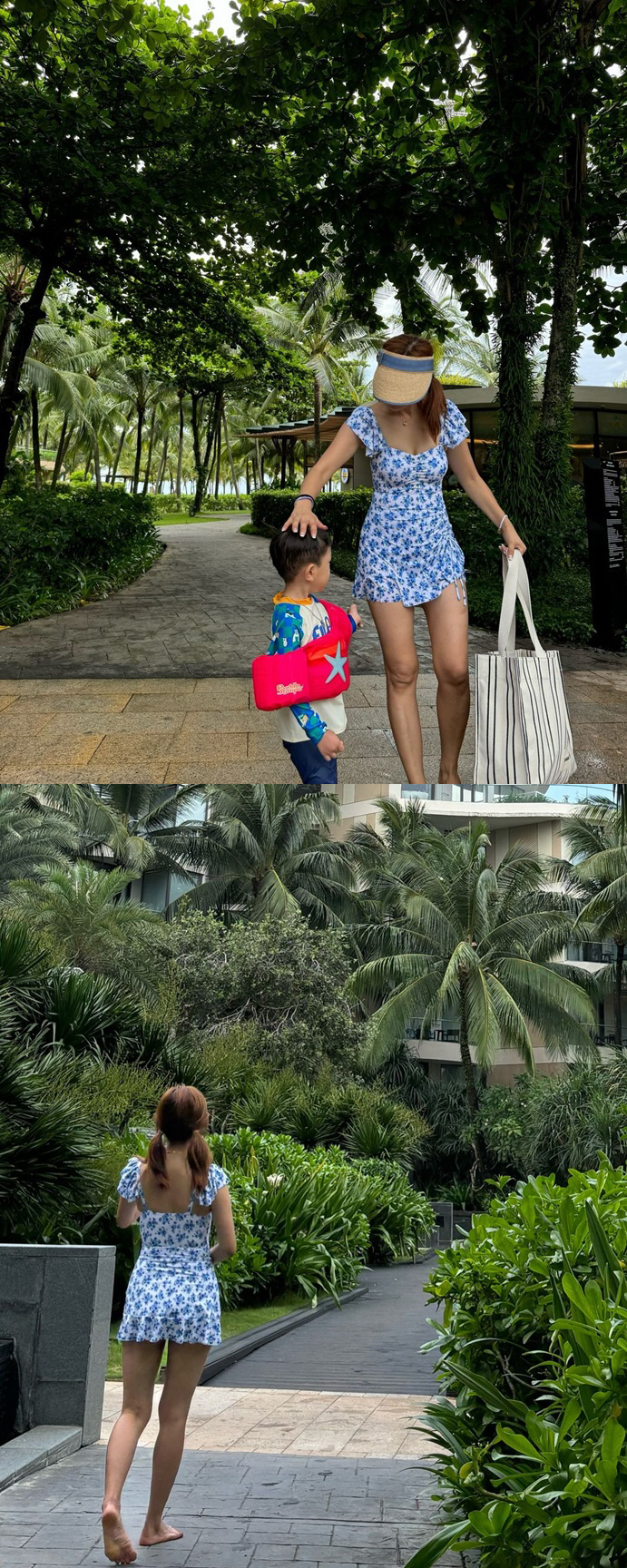 'Doctor ♥' Lee Jung-min, a swimsuit with a narrow waist..Are you a child's mom