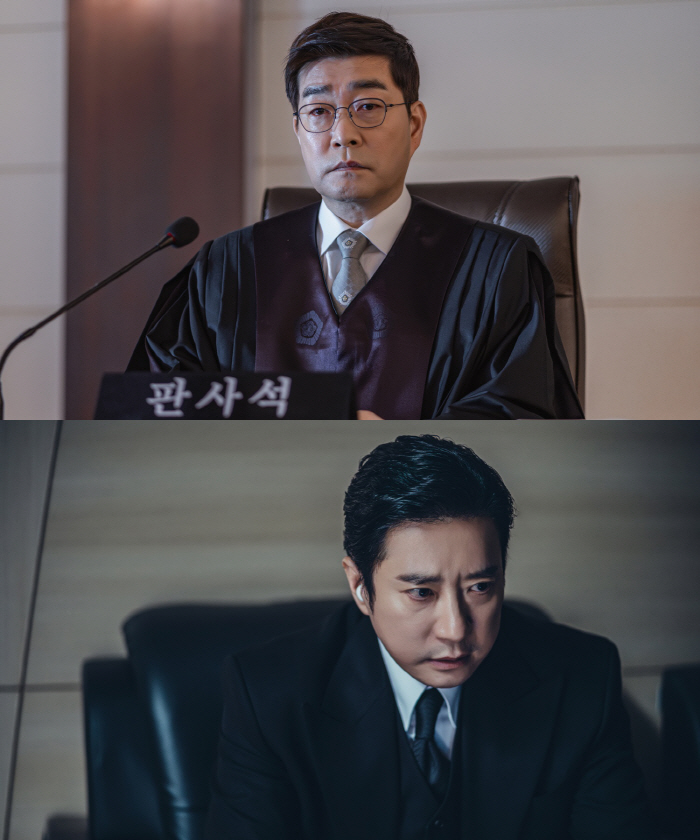   Son Hyun-joo vs Kim Myung-min! Genie TV 'Your Honor' teaser image revealed