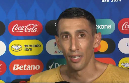 ''Retirement' Di Maria's hot tears'I gave my life for Argentina'