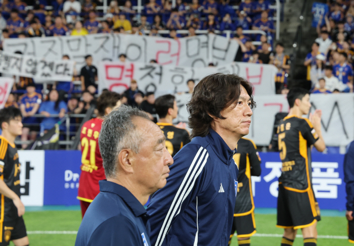 'It feels like I'm being robbed. I don't have any more.' Coach Hong Myung-bo's Korean soccer, unfortunately Ulsan's time has come to an end