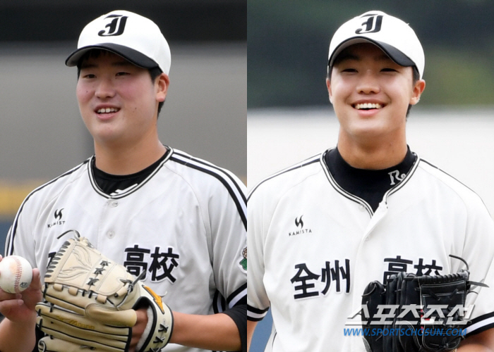 'Kalje-gu Lee Ho-min and Kang Sok-gu Jung Woo-ju' Jeongo and Cheongryonggi advanced to the semifinals...Jung Woo-joo, the first candidate in the draft, pitched 7K scoreless and hit the final