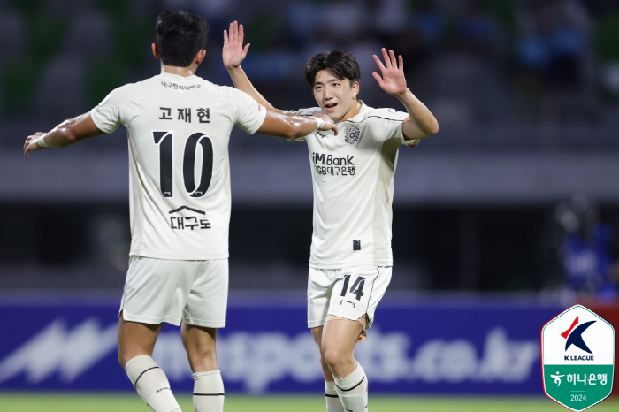 'Ji Dong-won 2G consecutive goals X Kwon Kyung-won's equalizer'Suep, 2 to 2 draws with Daegu...K League 1's first 6 home games unbeaten!