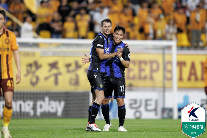  'As expected, Gwangju natural enemy'Yonichi's first goal  own goal, winning in 10 games in Incheon