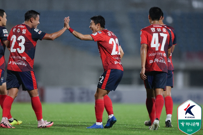 'Lee Dong-kyung's winning goal'Gimcheon Sangmu 1st place'Park Jin-seop's exit  1 shot'Jeonbuk Hyundai 4-0 overpowered